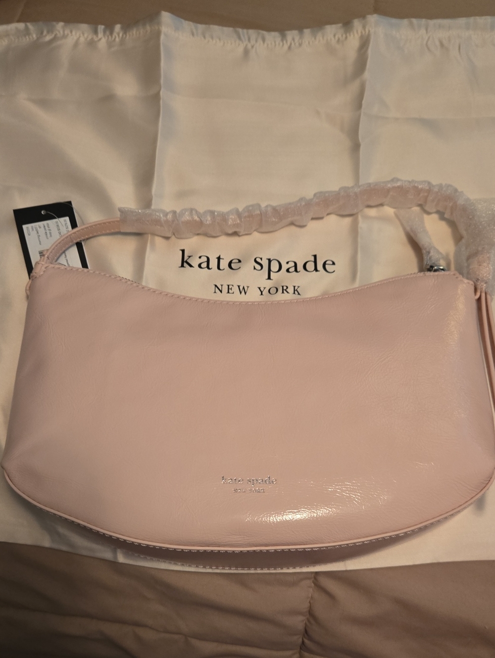NWT kate spade Pale Pink Leather Shoulder Bag